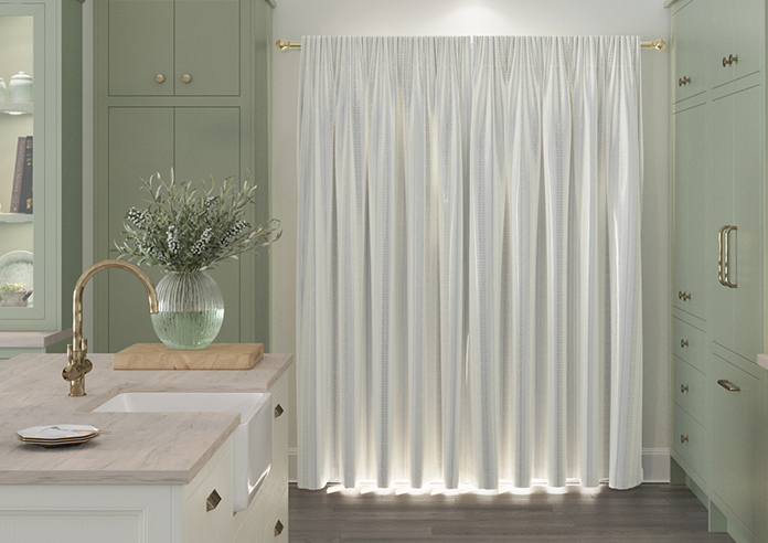 Laurel Stripe, Taupe - Made to Measure Curtains - Image 7